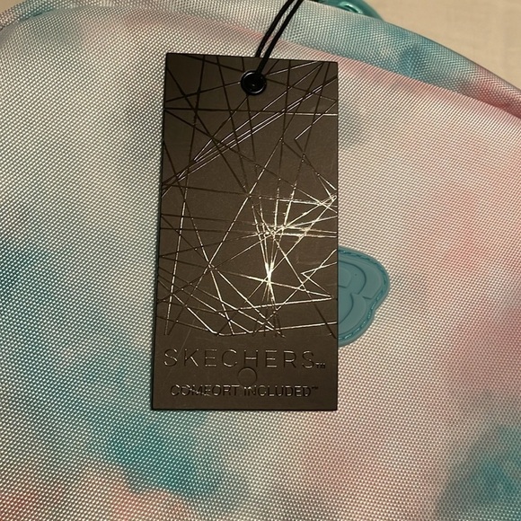NWT Skechers Turquoise Tie Dye Adventure Backpack School Bag MSRP $65 main image 8